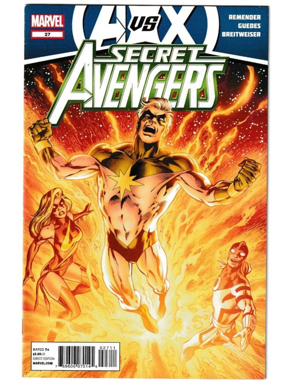 Secret Avengers #27 Comic Book | Marvel A vs X Tie-In | Direct Edition Reader Co